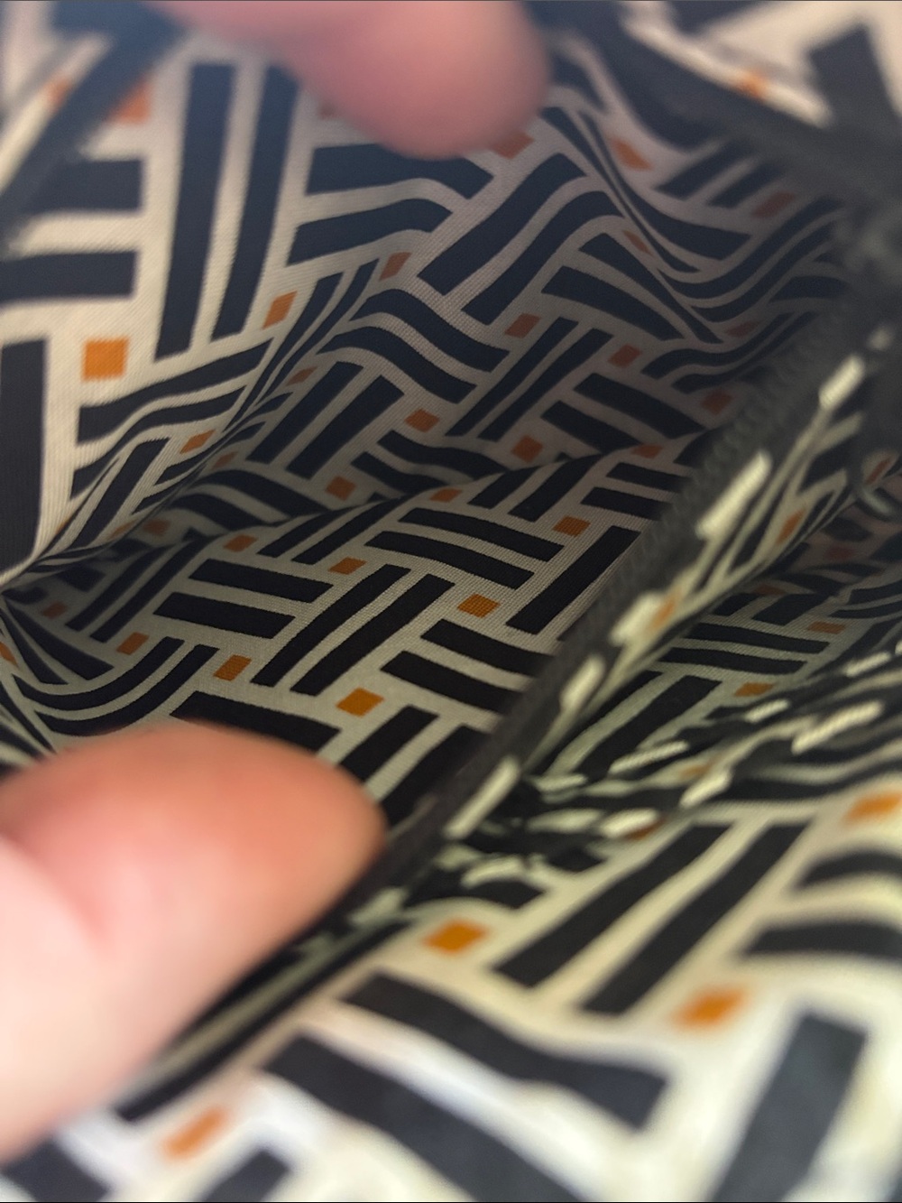 Vera Bradley - Quilted wristlet. purse, handbag. Black. - Picture 8 of 12